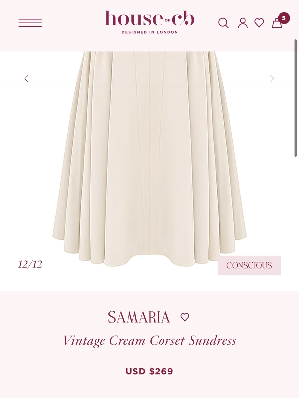House of CB dress (S) - Picture 6 of 6